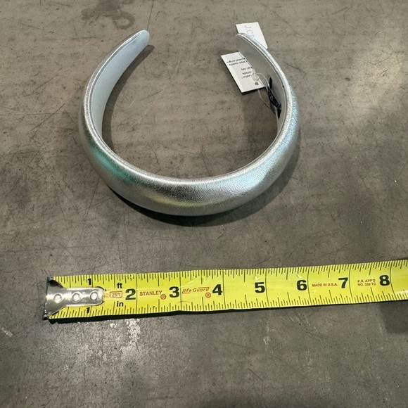 J.CREW silver padded headband! Cute comfy classy!!! zoom in for more details - Picture 1 of 6